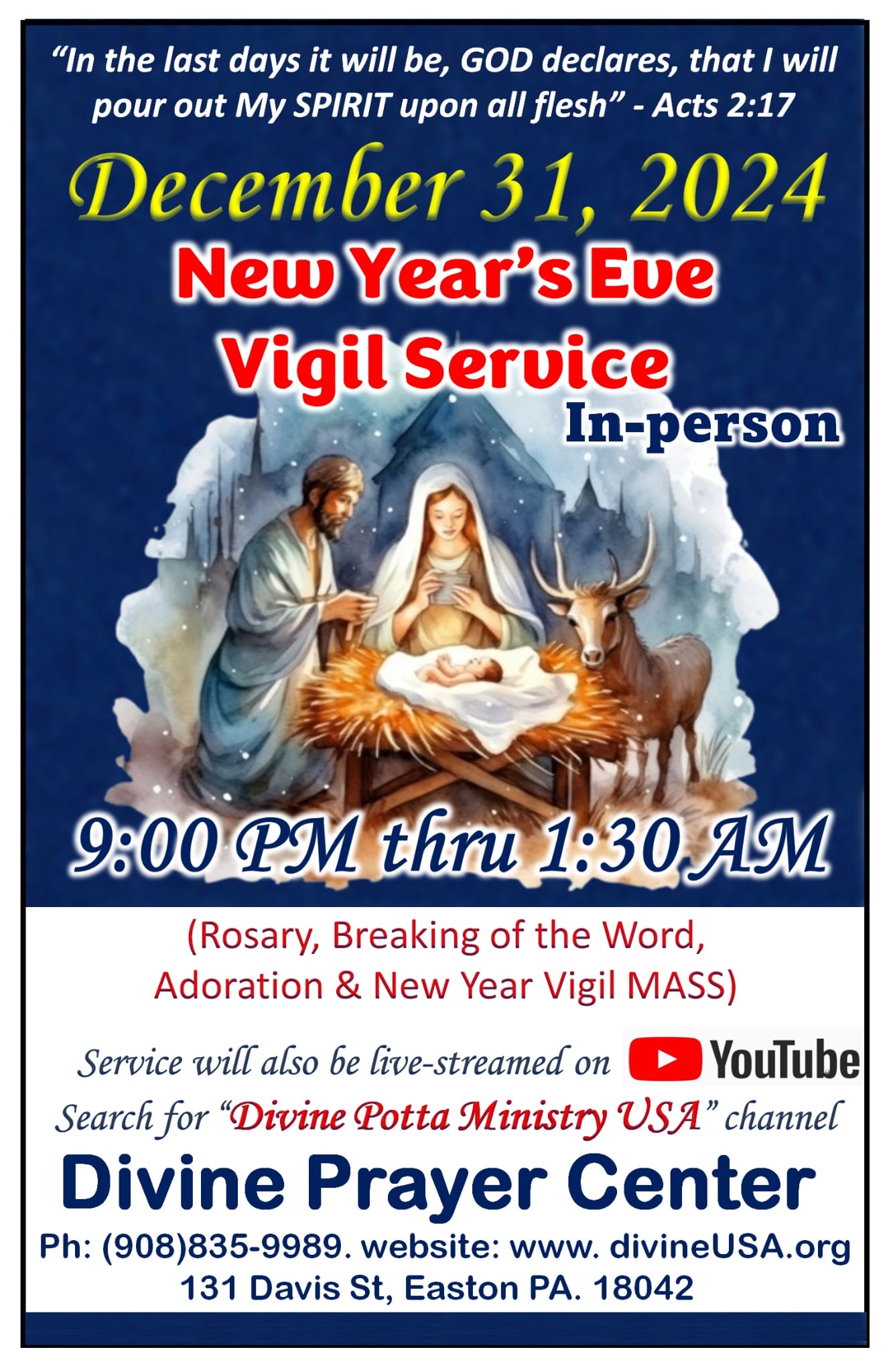 Divine NJ/PA/USA service flyer